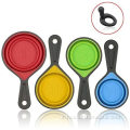 Set di cucchiai di misurazione silicone pieghevole